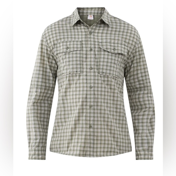 Ozark Trail Men's & Big Men's Upstream Shirt with Long Sleeves, UPF 50+ - Picture 1 of 4
